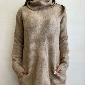 Oversized knit sweater